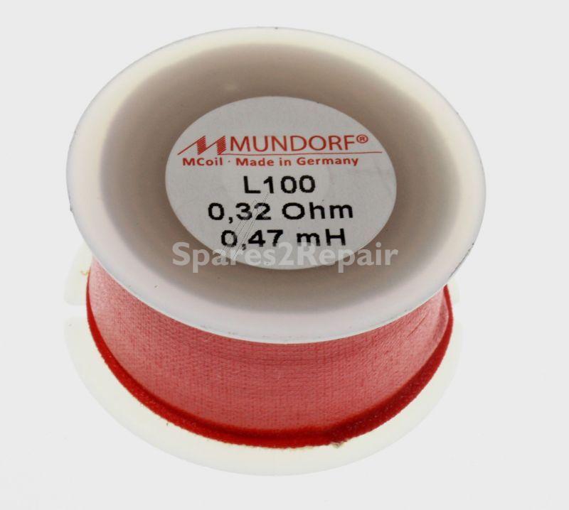 Mundorf Coil - 0,47mh-0,32r Mcoil Air-coil, Ofc-copper, 1mm Wire, 40x20mm