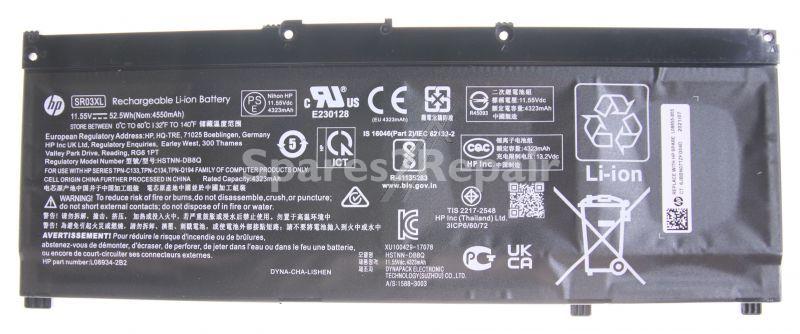 Hewlett Packard Laptop Battery - F1320-60918 Icon Assembly-5500