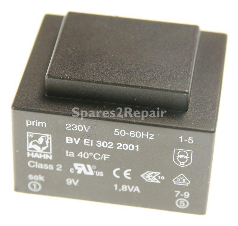 Hahn Ei30 Printtrafos With 1 Output - 9v-200ma Printtrafo 230v Ei30 1,8va