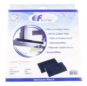 Eurofilter Carbon Filter - Eff55 Carbon Filter 2 Pieces Alternative For Electrolux Eff49 902980125