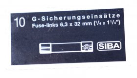 Siba Superflink Us Micro-fuse - 20a-ff Us Feinsicherung 6,3x32 Inh:10stk