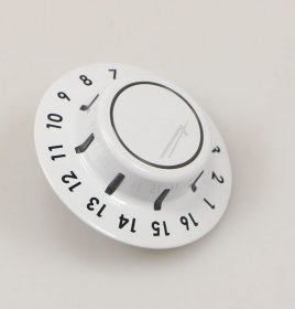 Button - C00287160 488000287160 Program Knob White [Whirlpool Indesit]