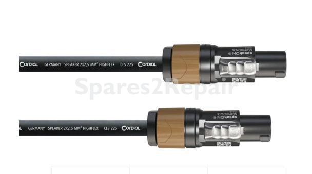 Cordial Neutrik Speaker Plug/speaker Plug - Ls-lead 2x2,5mm² Speakon 2pin, Neutrik Plug, 10m