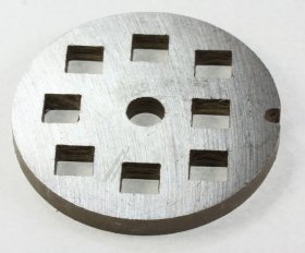 Jupiter Perforated Disc For Meat Grinder - Lochscheibe Gr.7-8mm Vierkant