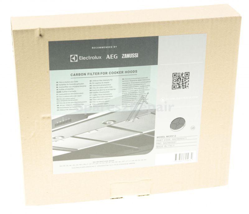 Carbon Filter - Mcfe12 9029800571 Carbon Filter Type 47 (2 Pcs) [Electrolux Aeg]