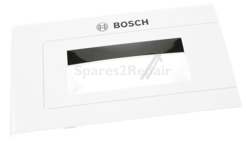 Handle - 12005693 Tray Handle-dispenser - White High Glossy Chrome [Bosch Siemens]