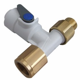 John Guest Hose Coupling For Drinking Water Systems - Absperr-eckventil 9,5mm Flussrichtung 10mm Ig - 10 Ag