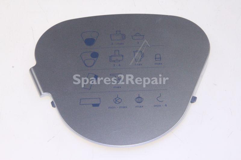 Flap - Kw714173 Medium Speed Output Housing Silver [Delonghi]