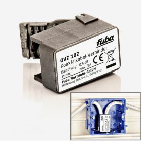 Fuba Aerial Cable Connector - Ovz 102 Coaxial Cable Connector