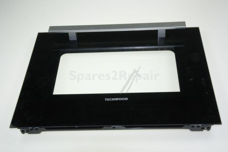 Oven Door - 20786994 Solid Type Oven Door Assembly gr (b-in black) [Vestel]