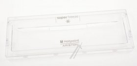 Drawer Front - C00278792 482000087701 Transparent Freezer Flap 402x149 [Whirlpool Indesit]