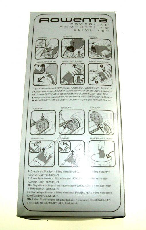 Vacuum Cleaner Bags - Zr005001 Bag-paper*5+filter*2 [Groupe SEB]