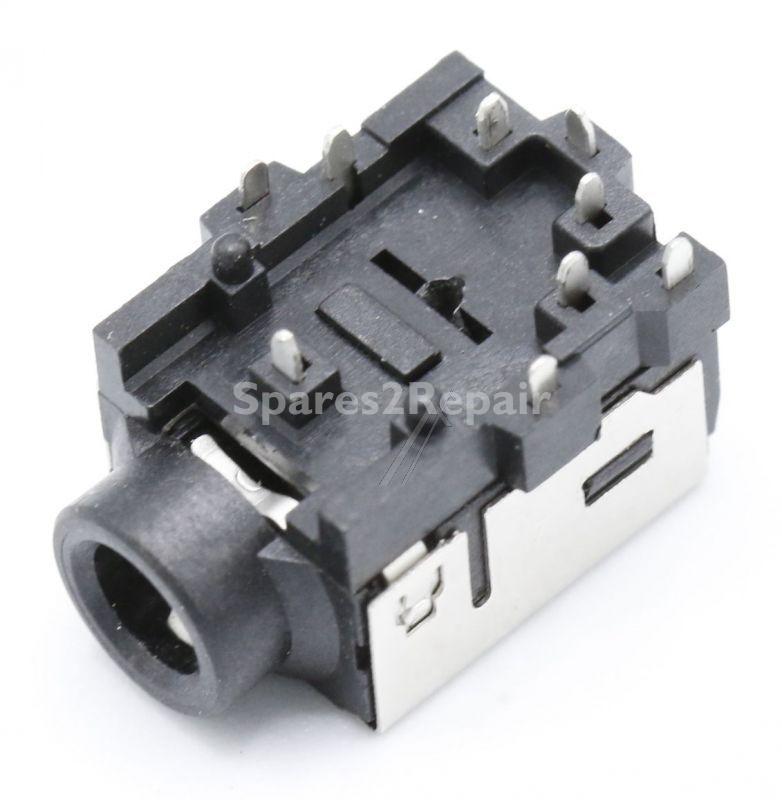 Vestel Stereo Phone Sockets - 30087017 Jack Headphone Blk 3 Pole Side Pip Rohs