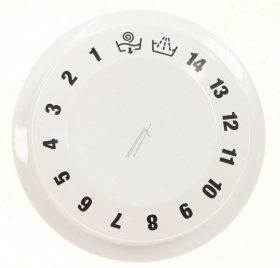 Control Knob - C00508211 488000508211 Wash Timer Knob Gw Fut Led-dgt 14+2 [Whirlpool Indesit]