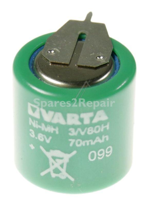 Varta Back-up Battery (capacitor) - 3-v80h Km Slf Std 3,6v-80mah Pufferakku Nimh