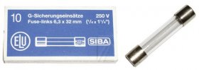 Eska Glass Fuse Us 6 3x32mm Quick B - 1 6a-f Us Feinsich 6 3x32 Inh:10 stk