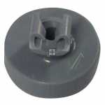 Smeg Roller For Dishwasher Basket - 767410200 Lower Basket Wheel Grey