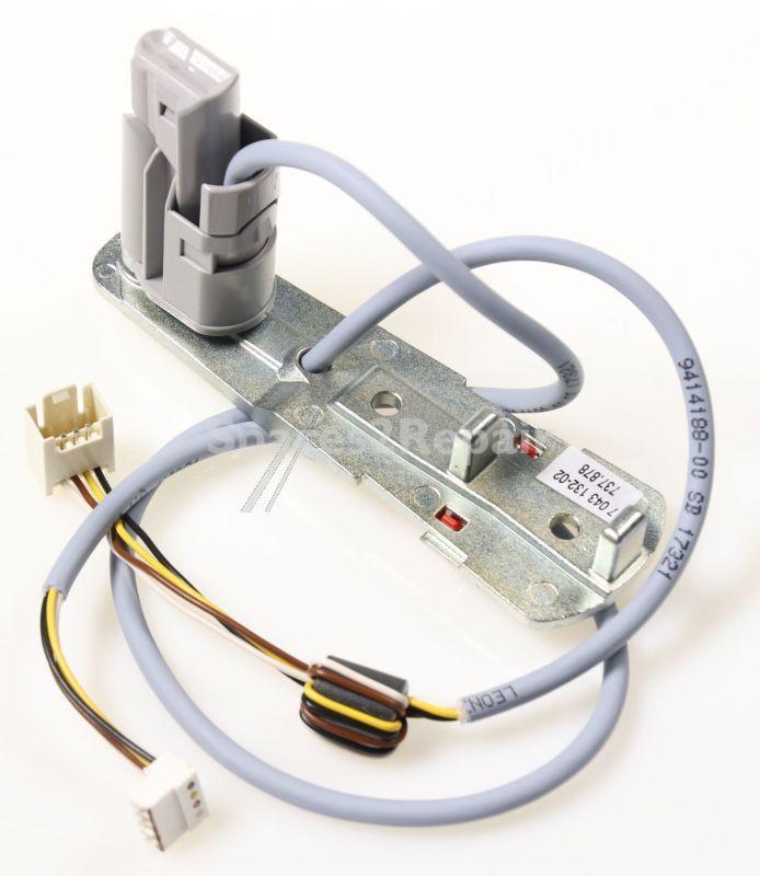 Liebherr Door Hinges For Fridges - 704313202 Upper Bearing Block For Display With Cable Grey