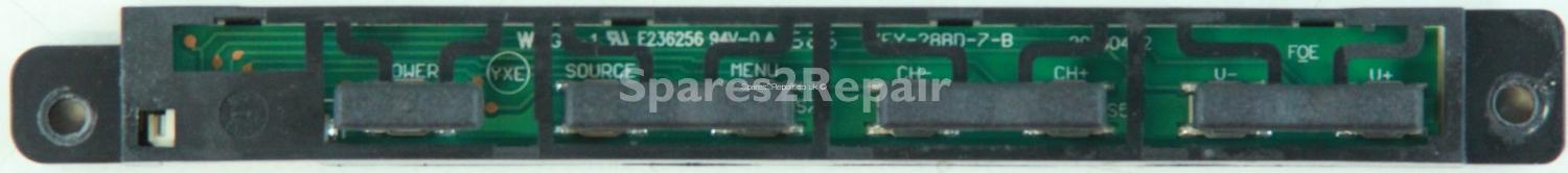 Blaupunkt 43/134M-GB-11B-FEGUX-UK - Buttons - KEY-28BD-7-B