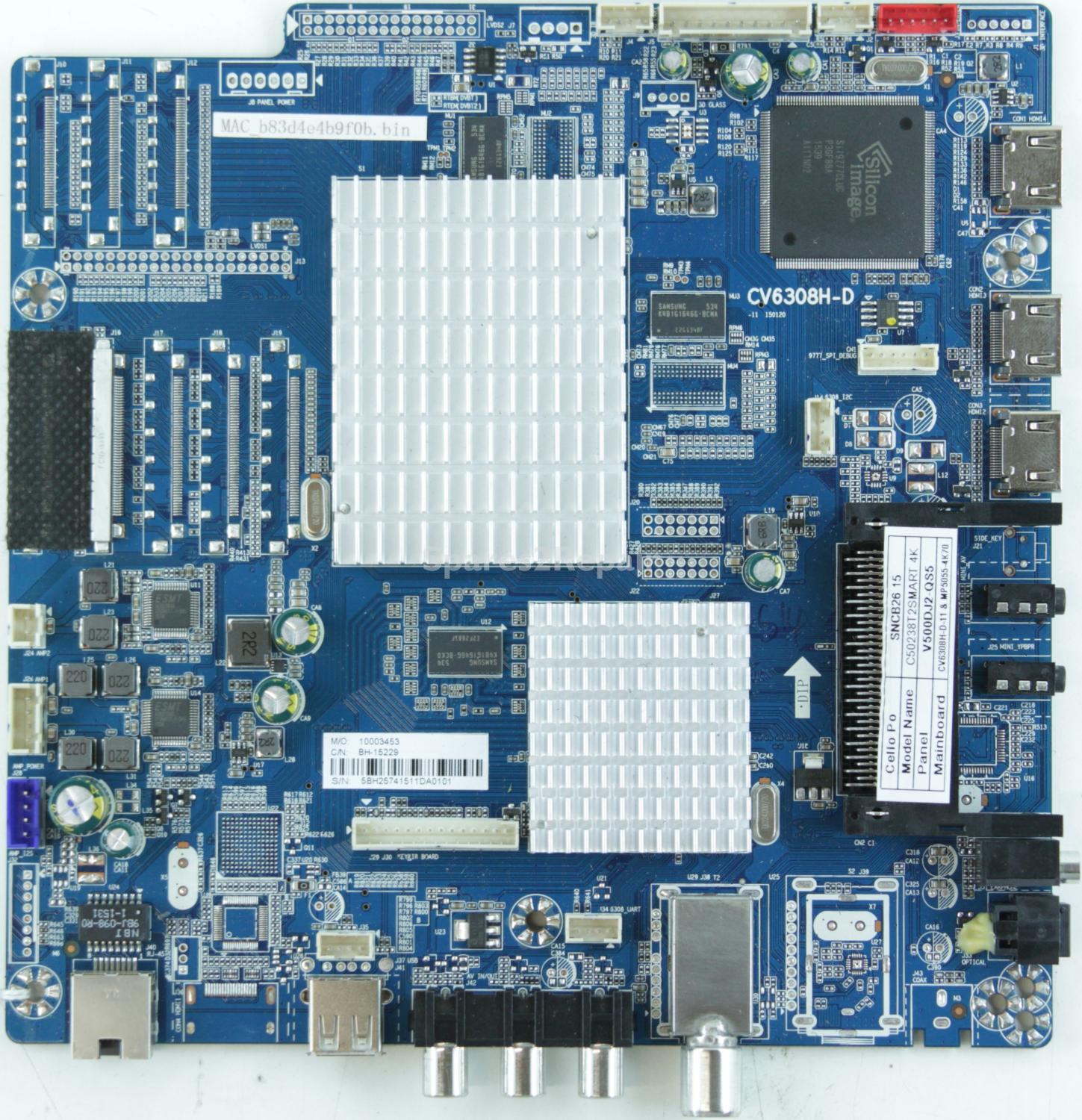 Cello C50238T2SMART - Main AV - CV6308H-D -11 - 150120 - BH-15229