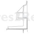 Front Case - 1254360306 Channel Drainage Air Front [Electrolux Aeg]