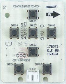 HiSense H43M3000 - Buttons - 178373 - RSAG7.820.6172/ROH - CQC13134095636