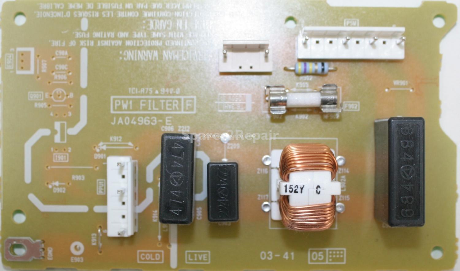 Hitachi 42PD5200E - Filter - JA04963-E - PW1 FILTER