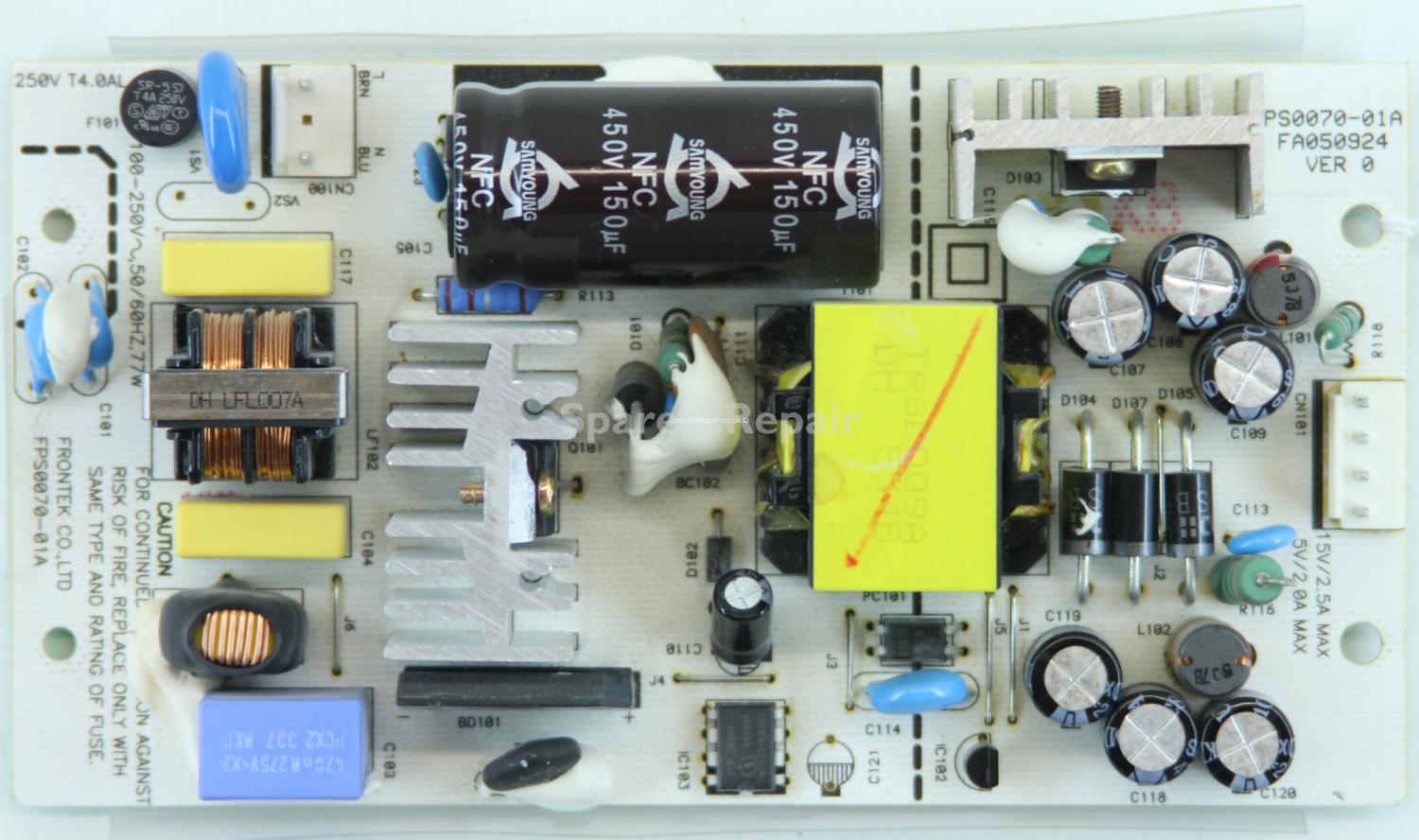Humax LEU-20A - PSU - FPS0070-01A - FA050924 - VER 0