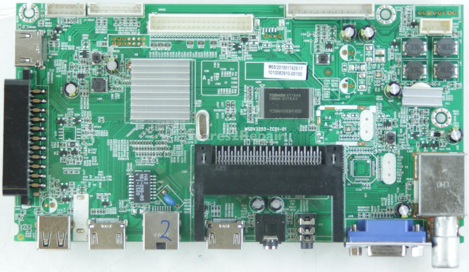 JVC LT-42C550 - Main AV - MSDV3255-ZC01-01 - M05/2010017425/17