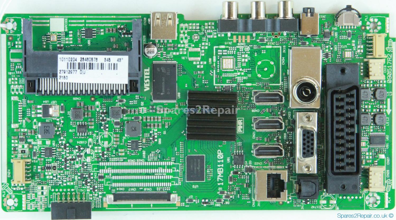 JVC LT-43C775 - Main AV - 23460576 - 17MB110P - 090517R2