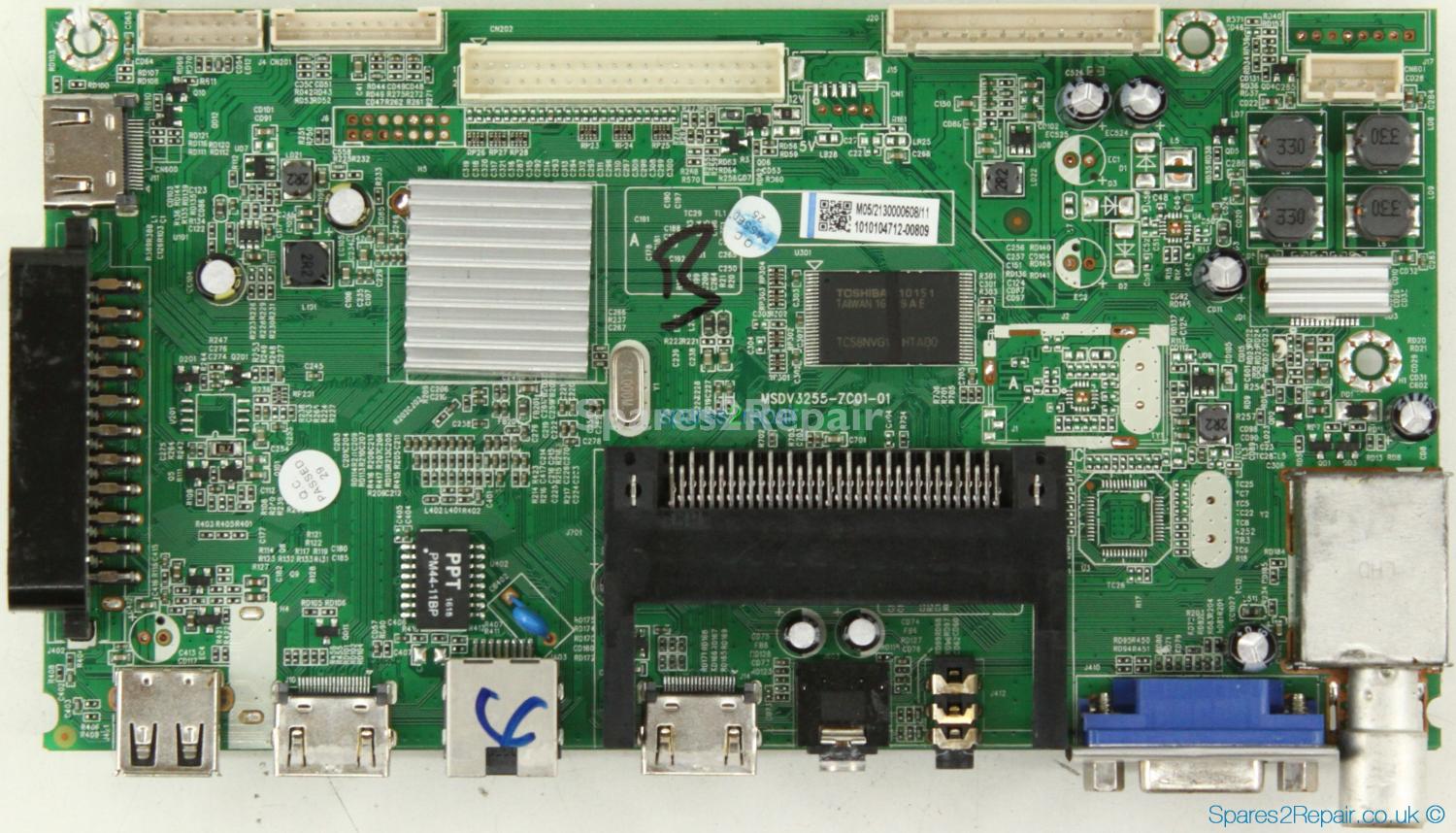 JVC LT-50C550 - Main AV - MSDV3255-ZC01-01 - M05/2130000608/11