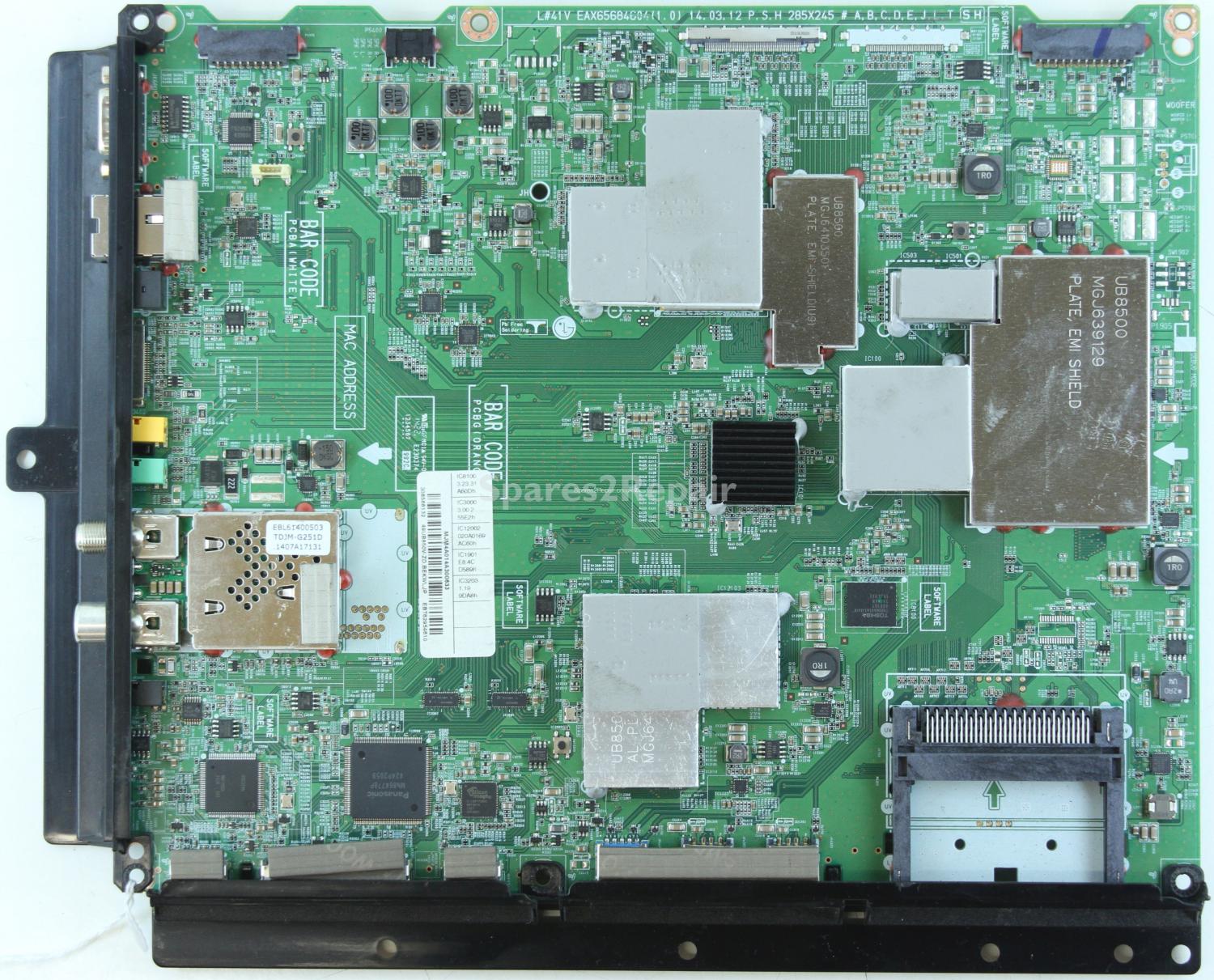 LG 49UB850V-ZD - Main AV - EBT62954610 - EAX65684604(1.0)
