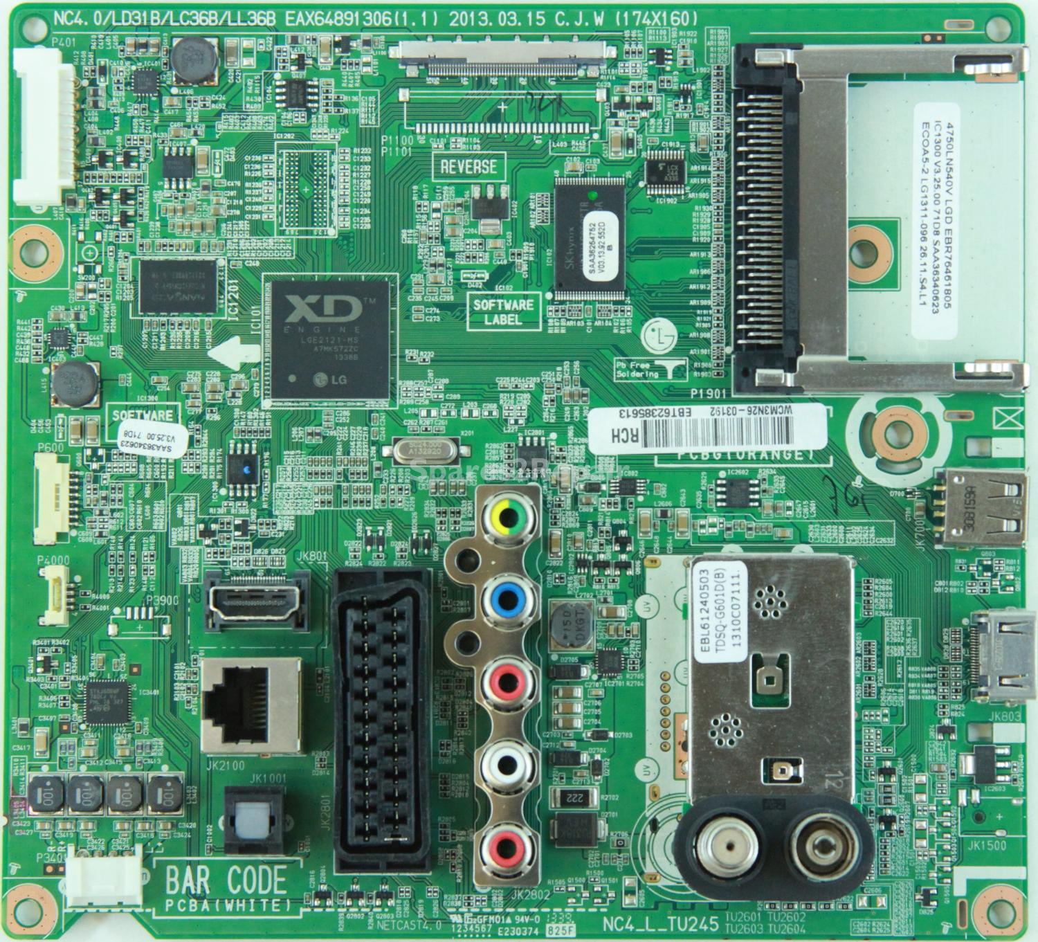 LG 47LN540V - Main AV - EBT62385613 - EBR76461805 - EAX64891303(1.1) - NC4_L_TU245