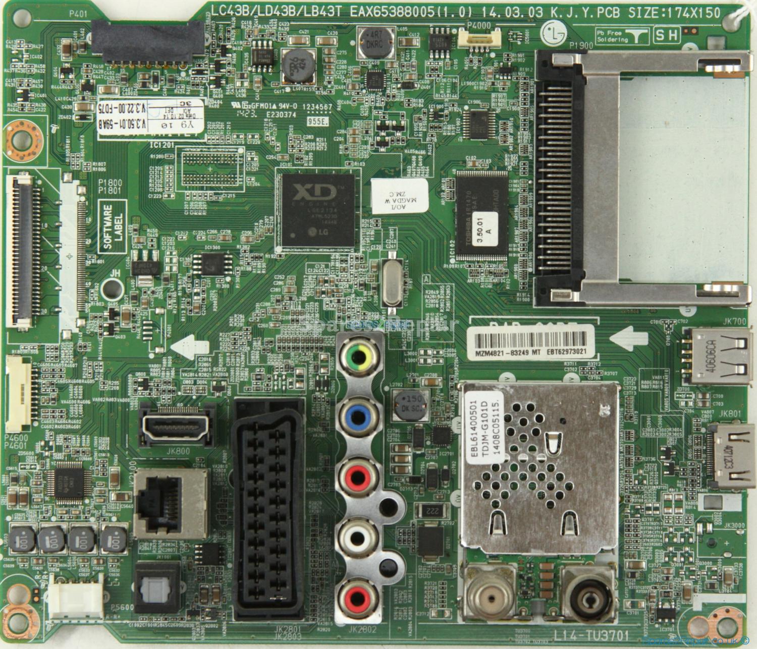 LG 32LB550U-ZA - Main AV - EBT62973021 - EAX65388005(1.0)