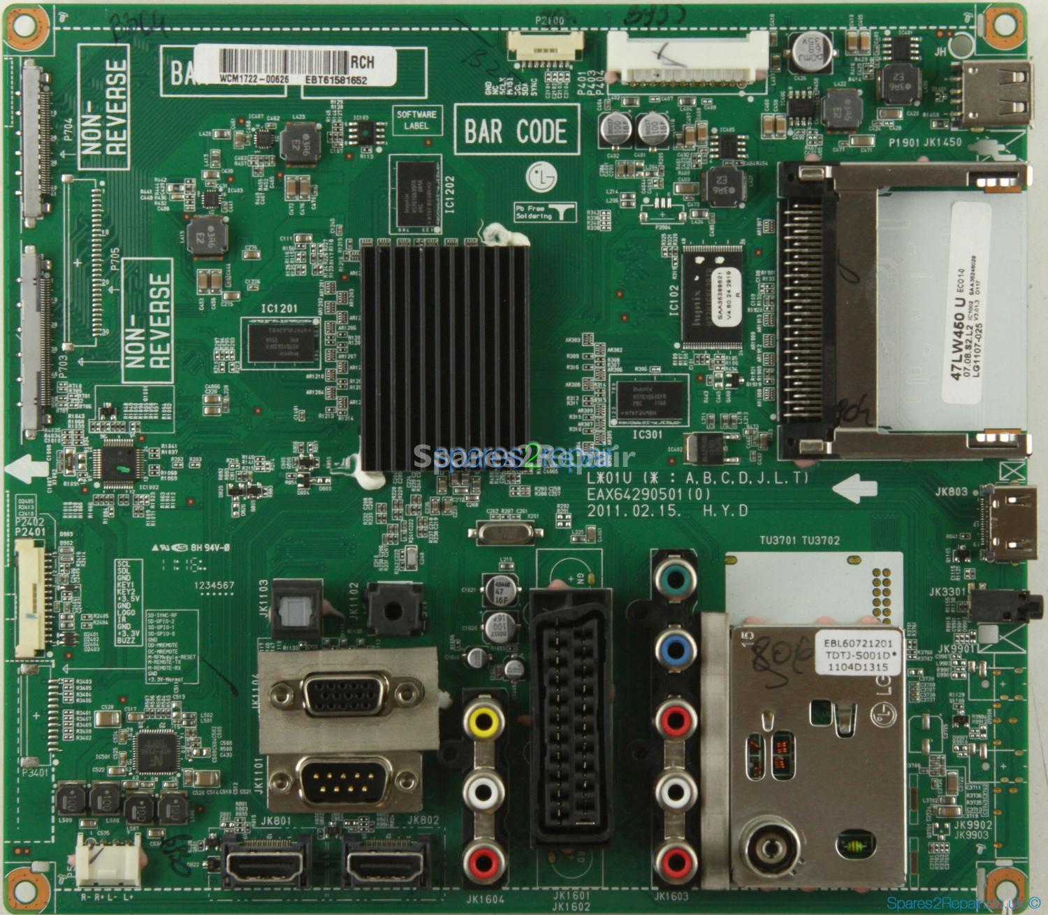 LG 47LW450U-ZB - Main AV - EBT61581652 - EAX64290501(0)
