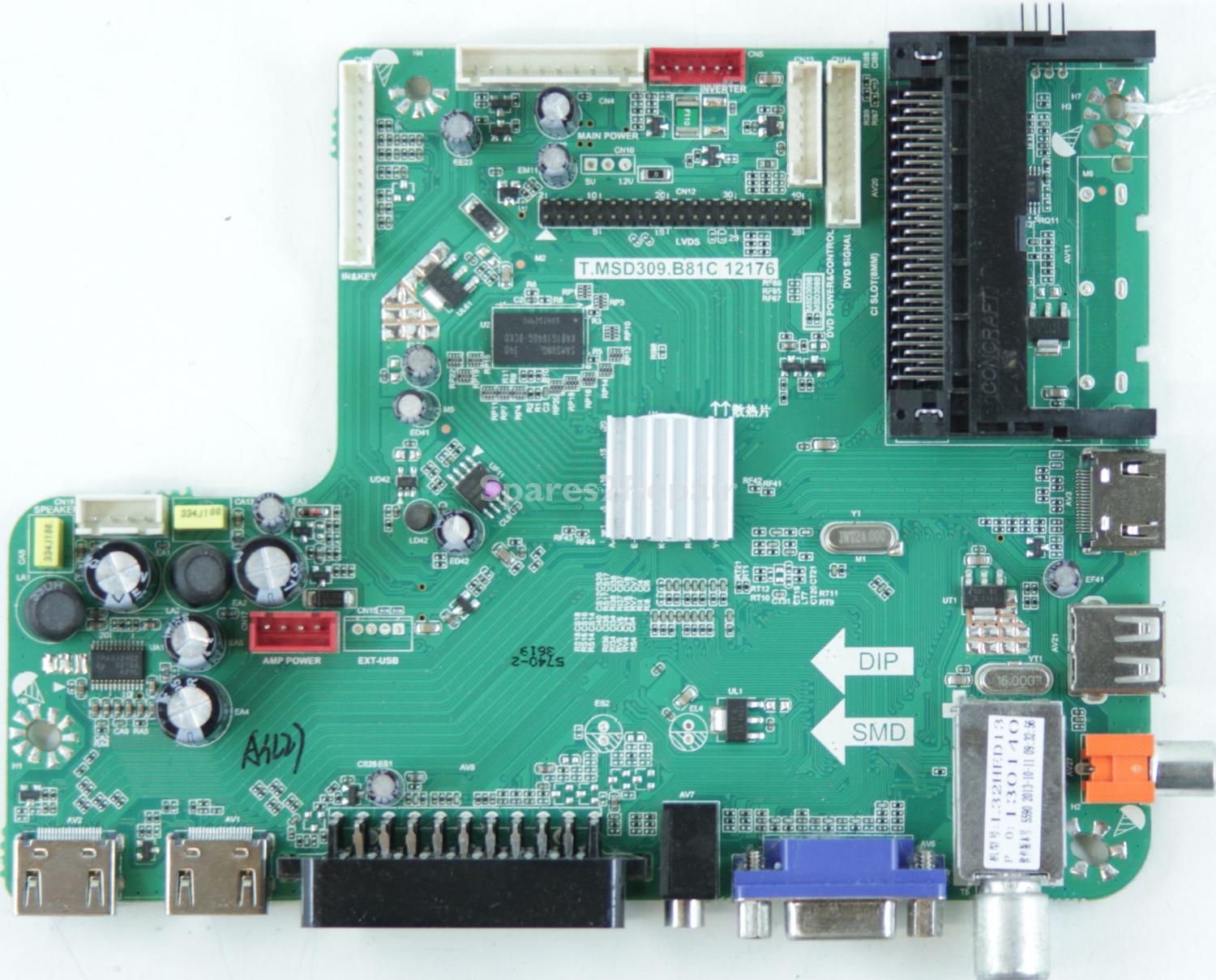 Logik L32HED13A - Main AV - B13105740 - T.MSD309.B81C - 12176 - ST3151A05-05