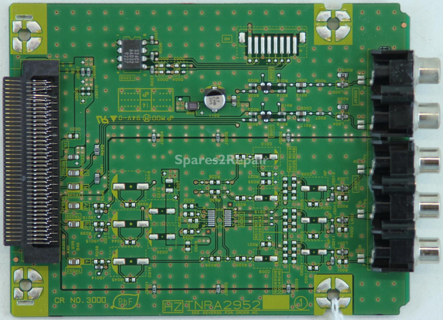 Panasonic TH-42PWD6 - AV Inputs - TNPA2952