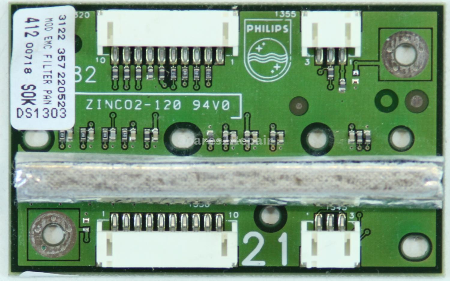 Philips 37FD9944-01S - Board - 3122 357 22052 - ZINC02-120
