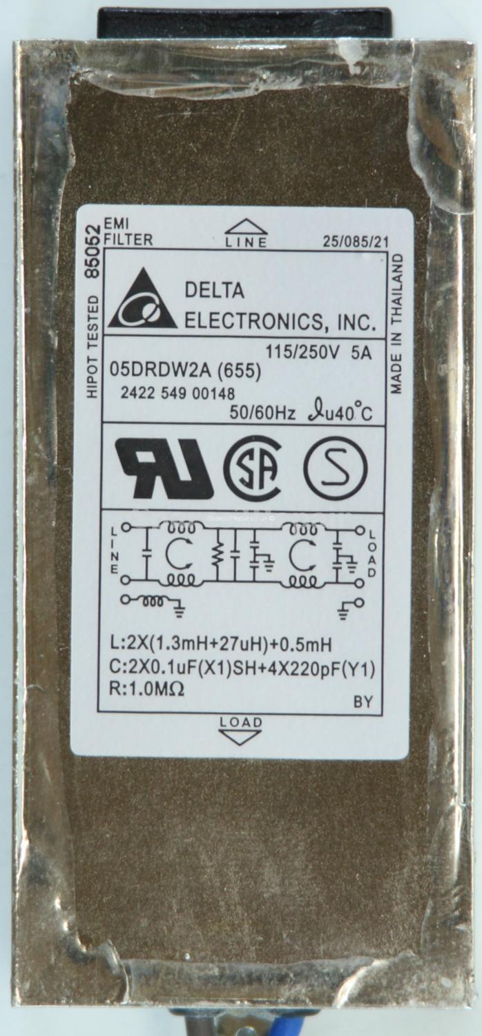 Philips BDS4231R - AC Socket - 05DRDW2A - 2422 549 00149