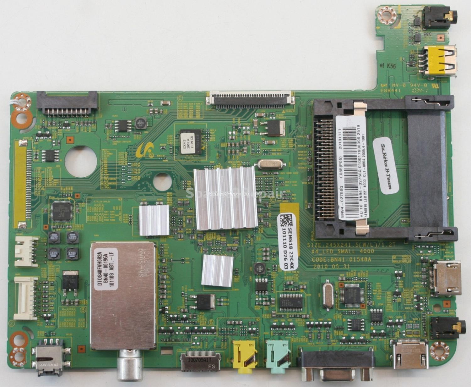 Samsung UE22C4000PW - Main AV - BN94-02758Q - BN41-01548A - X4_LED_SMALL