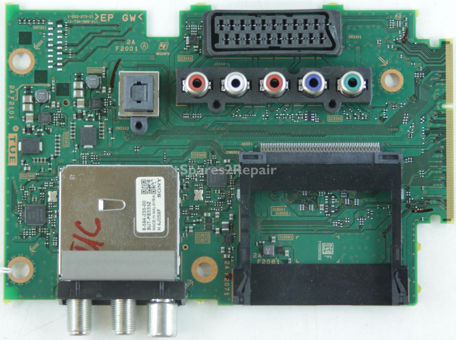 Sony KD-55X8505B - AV Board - 1-893-273-21 (1-734-988-21) - Y400B090B