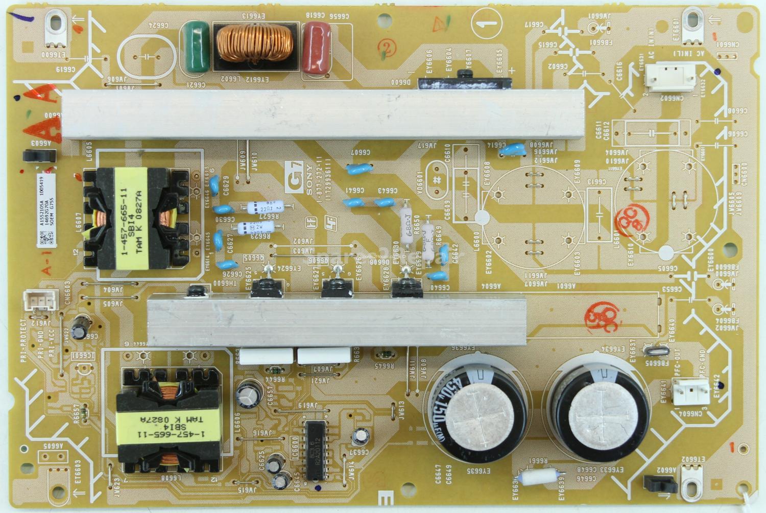 Sony KDL-55X4500 - Sub PSU - A1552105A - 1-877-272-11 - 172993611
