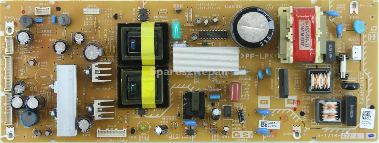 Sony KDL-26S3000 - PSU - A-1276-472-A - A1359002A - 1-874-218-11 - 1-728-835-11