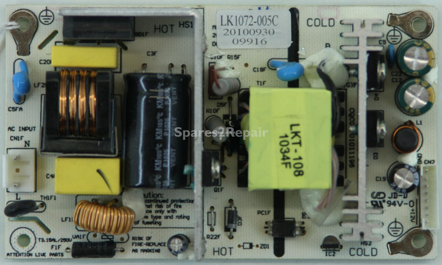 Technika X216/59G-GB-TCDU-UK - PSU - LK1072-005C - V1.0