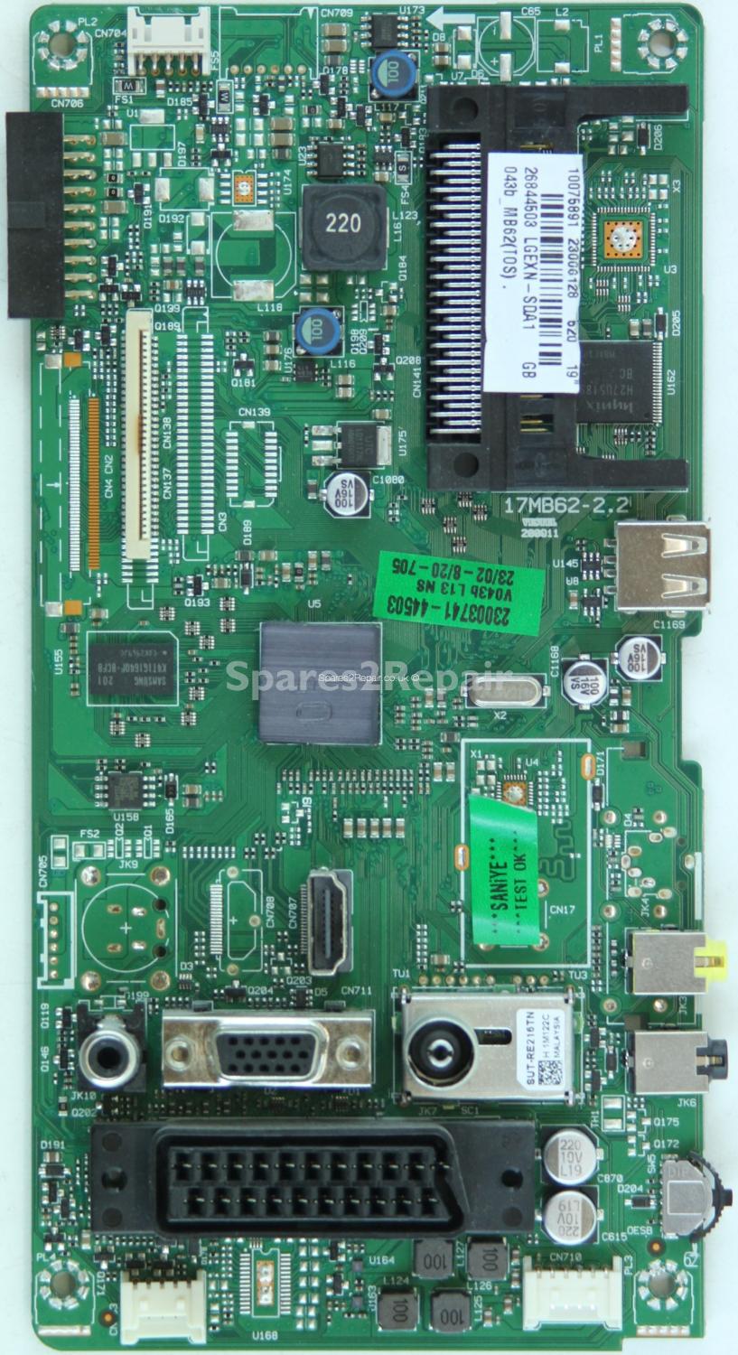 Toshiba 19BL502B - Main AV - 17MB62-2.2 - 200911 - 23006128